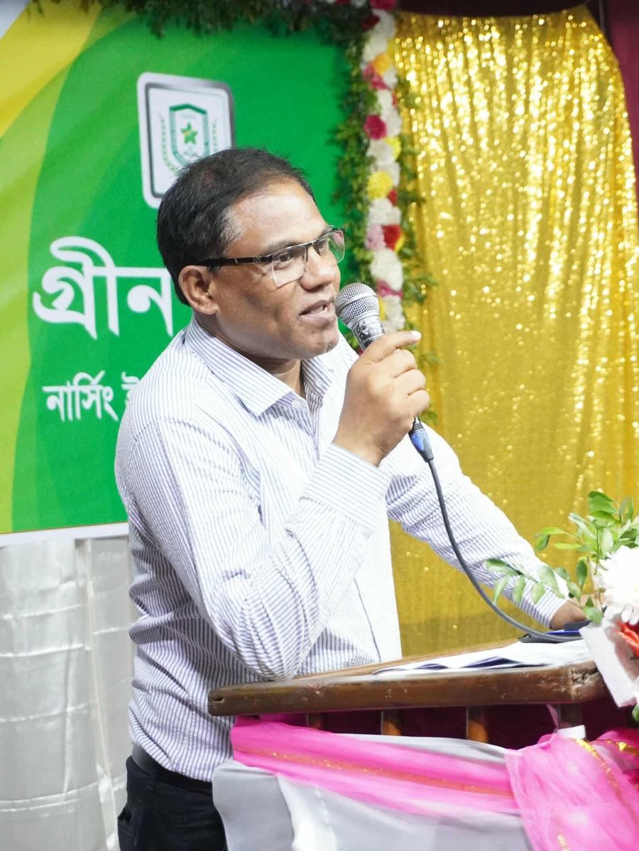 Chairman addressing an event