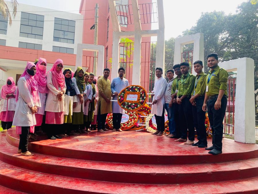 Shaheed Minar tribute